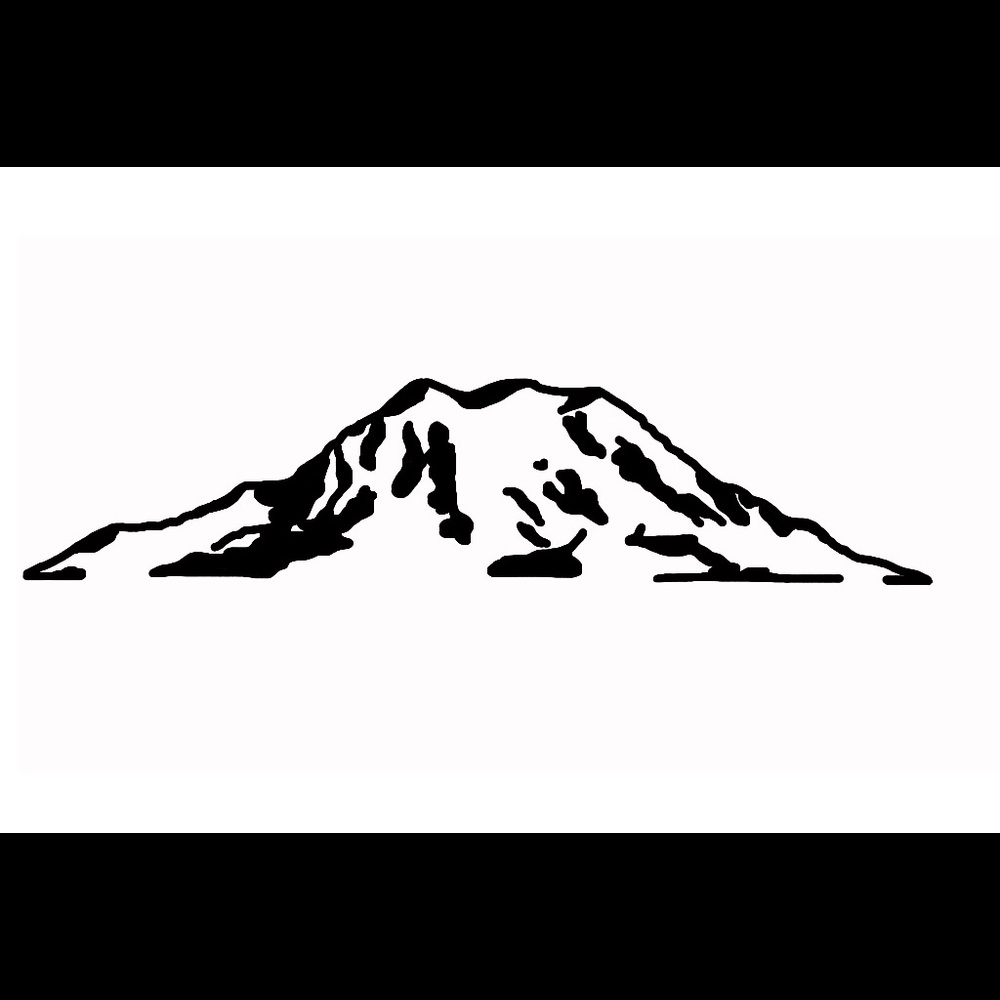M. rainier car decal